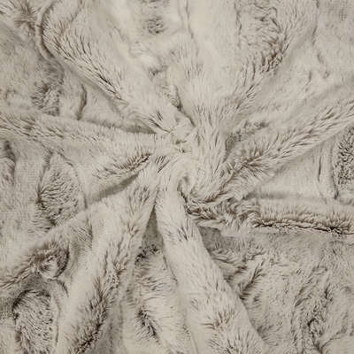 100% پلی استر Pv Fleece Fabric 8mm Plash Faux 370gsm Brush Fake