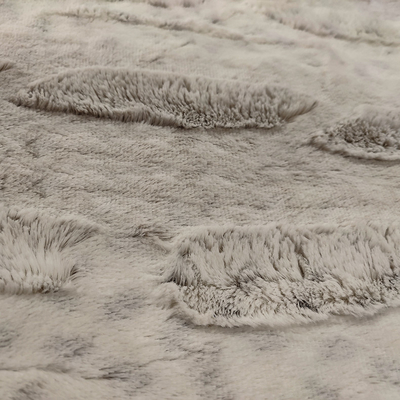 100% پلی استر Pv Fleece Fabric 8mm Plash Faux 370gsm Brush Fake
