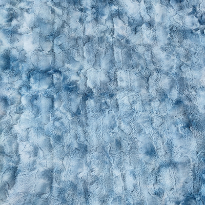کراوات پتو رنگ شده Pv Fleece Brush Fur Fabric 260gsm