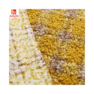 58 اینچ 60 اینچ 150D 300gsm پارچه شطرنجی شرپا برای بالش اسباب بازی مبل