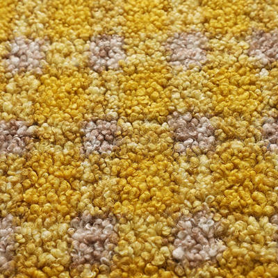 58 اینچ 60 اینچ 150D 300gsm پارچه شطرنجی شرپا برای بالش اسباب بازی مبل