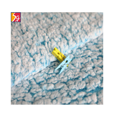 پشت پرینت دو طرف پارچه مخملی 280 گرمی 288F 100% پلی استر برای پتو