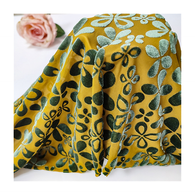 طرح گل پارچه مخملی کره ای 140 گرمی برای روسری زنانه