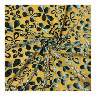 طرح گل پارچه مخملی کره ای 140 گرمی برای روسری زنانه