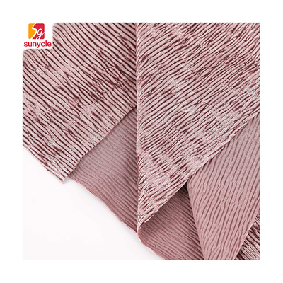 پارچه مخمل کره ای چین دار جامد 260 گرمی