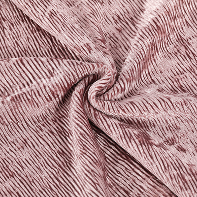 پارچه مخمل کره ای چین دار جامد 260 گرمی